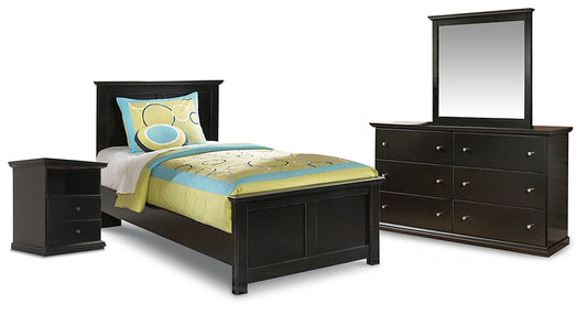 Maribel Twin Panel Bed with Mirrored Dresser and Nightstand Furniture Mart -  online today or in-store at our location in Duluth, Ga. Furniture Mart Georgia. View our lowest price today. Shop Now. 