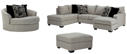 Megginson 2-Piece Sectional with Chair and Ottoman Furniture Mart -  online today or in-store at our location in Duluth, Ga. Furniture Mart Georgia. View our lowest price today. Shop Now. 