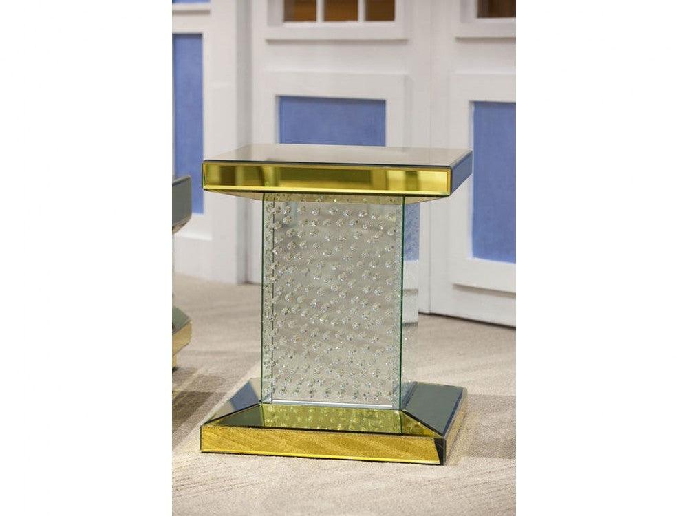 Montreal Mirrored Cocktail Table With Crystal Accents Furniture Mart -  online today or in-store at our location in Duluth, Ga. Furniture Mart Georgia. View our lowest price today. Shop Now. 