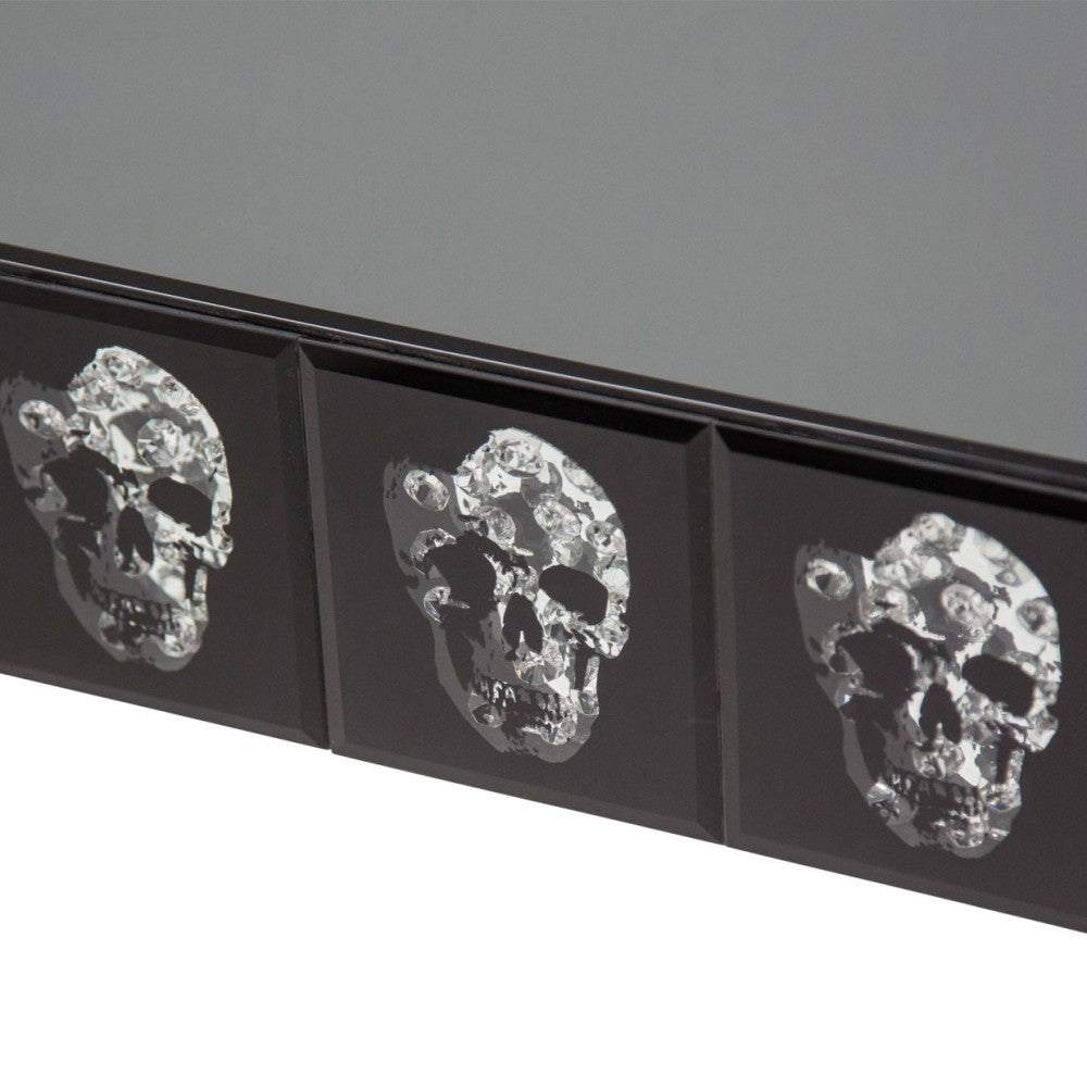 Montreal Mirrored Console Table W/skull Decor Furniture Mart -  online today or in-store at our location in Duluth, Ga. Furniture Mart Georgia. View our lowest price today. Shop Now. 