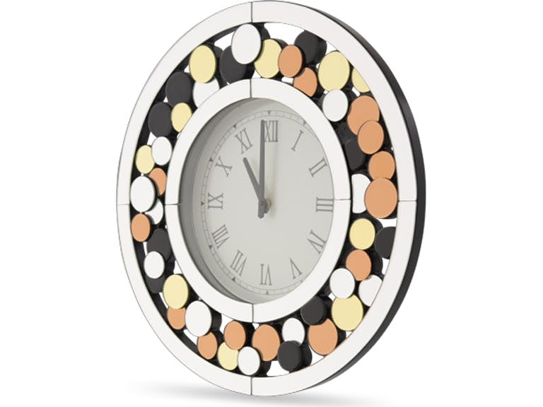 Montreal Round Clock with Colored Accents Furniture Mart -  online today or in-store at our location in Duluth, Ga. Furniture Mart Georgia. View our lowest price today. Shop Now. 