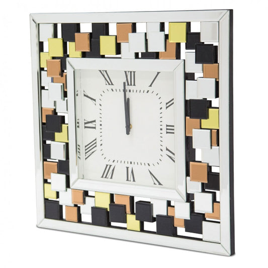 Montreal Square Clock W/Colored Accents Furniture Mart -  online today or in-store at our location in Duluth, Ga. Furniture Mart Georgia. View our lowest price today. Shop Now. 
