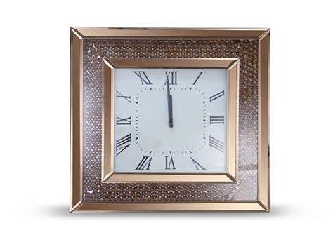 Montreal Square Clock W/Rose Gold Trim Furniture Mart -  online today or in-store at our location in Duluth, Ga. Furniture Mart Georgia. View our lowest price today. Shop Now. 