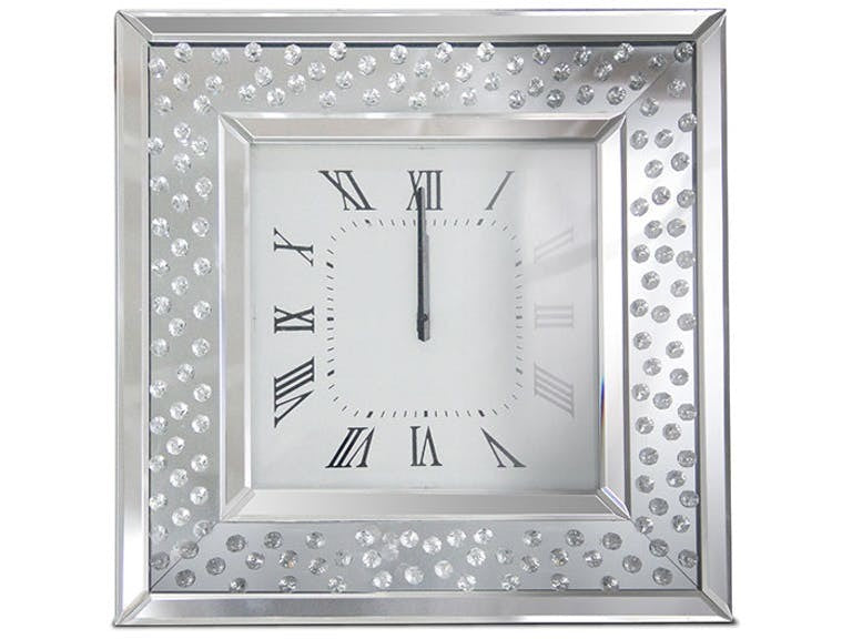 Montreal Square Wall Clock W/crystal Accents Furniture Mart -  online today or in-store at our location in Duluth, Ga. Furniture Mart Georgia. View our lowest price today. Shop Now. 