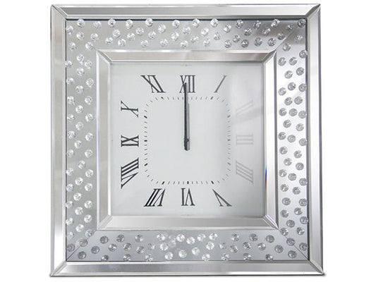 Montreal Square Wall Clock W/crystal Accents Furniture Mart -  online today or in-store at our location in Duluth, Ga. Furniture Mart Georgia. View our lowest price today. Shop Now. 