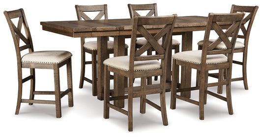 Moriville Counter Height Dining Table and 6 Barstools Furniture Mart -  online today or in-store at our location in Duluth, Ga. Furniture Mart Georgia. View our lowest price today. Shop Now. 