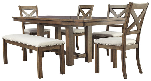 Moriville Dining Table and 4 Chairs and Bench Furniture Mart -  online today or in-store at our location in Duluth, Ga. Furniture Mart Georgia. View our lowest price today. Shop Now. 