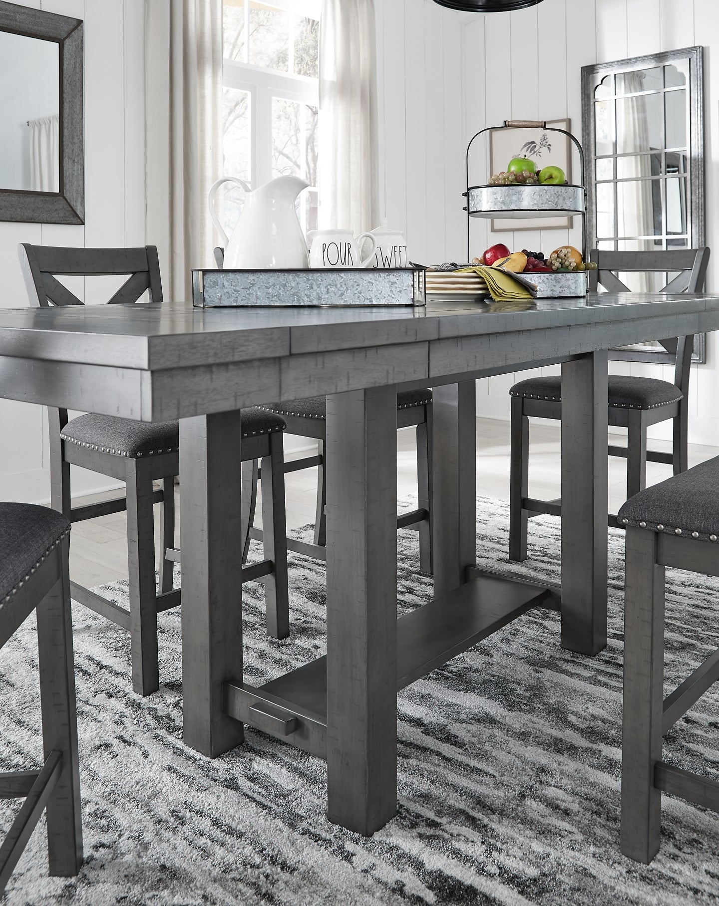Myshanna Dining Table and 4 Chairs Furniture Mart -  online today or in-store at our location in Duluth, Ga. Furniture Mart Georgia. View our lowest price today. Shop Now. 