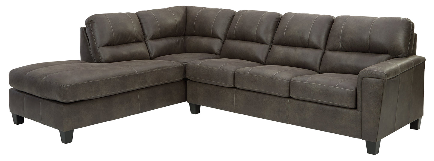 Navi 2-Piece Sectional with Ottoman Furniture Mart -  online today or in-store at our location in Duluth, Ga. Furniture Mart Georgia. View our lowest price today. Shop Now. 