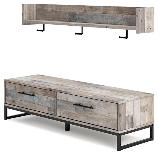 Neilsville Bench with Coat Rack Furniture Mart -  online today or in-store at our location in Duluth, Ga. Furniture Mart Georgia. View our lowest price today. Shop Now. 