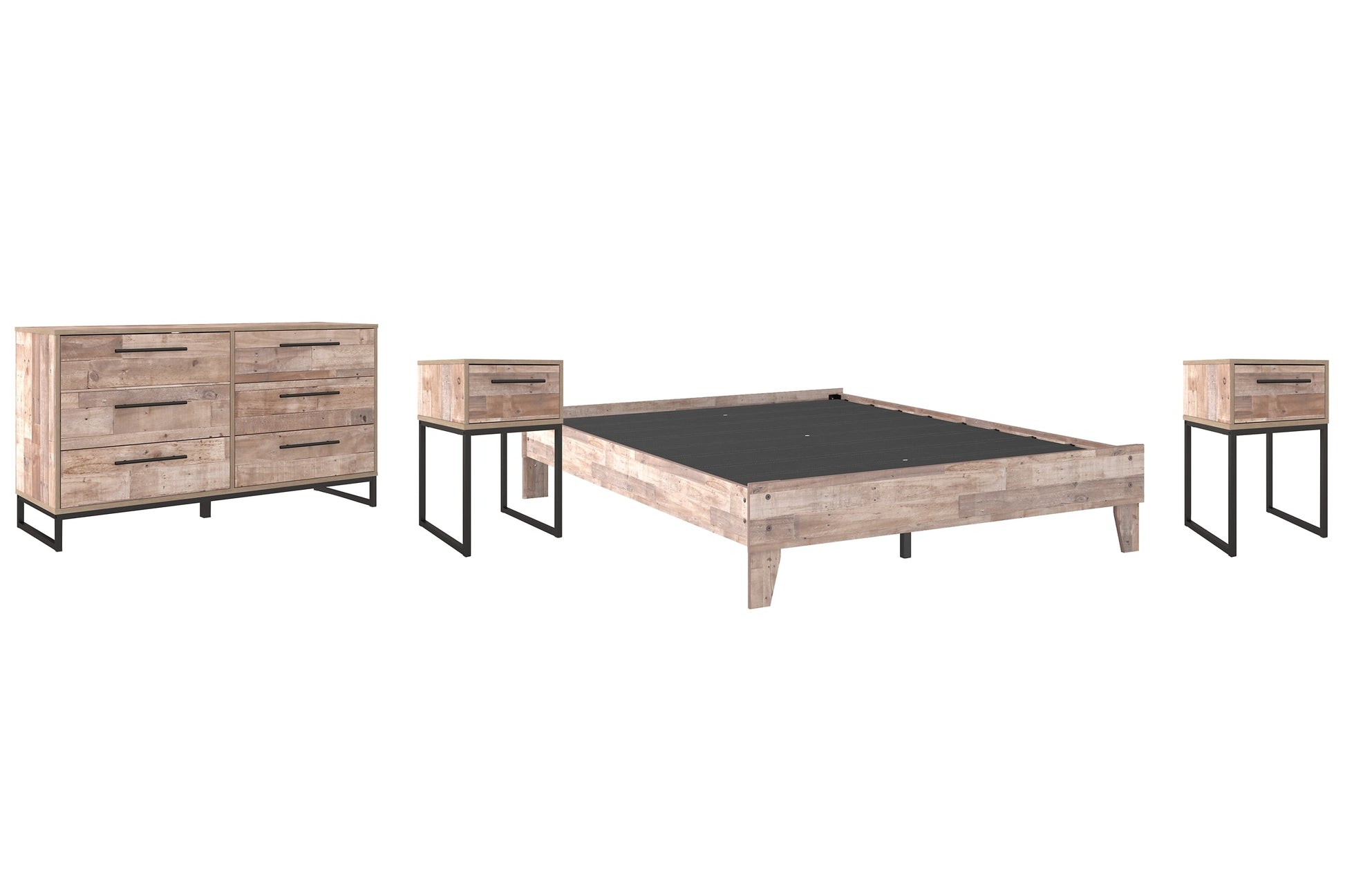 Neilsville Queen Platform Bed with Dresser and 2 Nightstands Furniture Mart -  online today or in-store at our location in Duluth, Ga. Furniture Mart Georgia. View our lowest price today. Shop Now. 