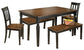 Owingsville Dining Table and 2 Chairs and 2 Benches Furniture Mart -  online today or in-store at our location in Duluth, Ga. Furniture Mart Georgia. View our lowest price today. Shop Now. 
