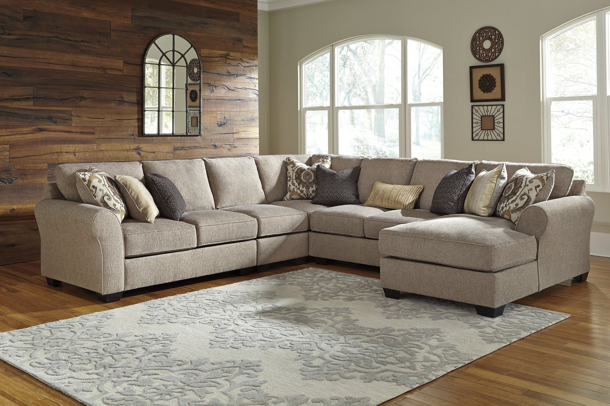 Pantomine 5-Piece Sectional with Chaise Furniture Mart -  online today or in-store at our location in Duluth, Ga. Furniture Mart Georgia. View our lowest price today. Shop Now. 