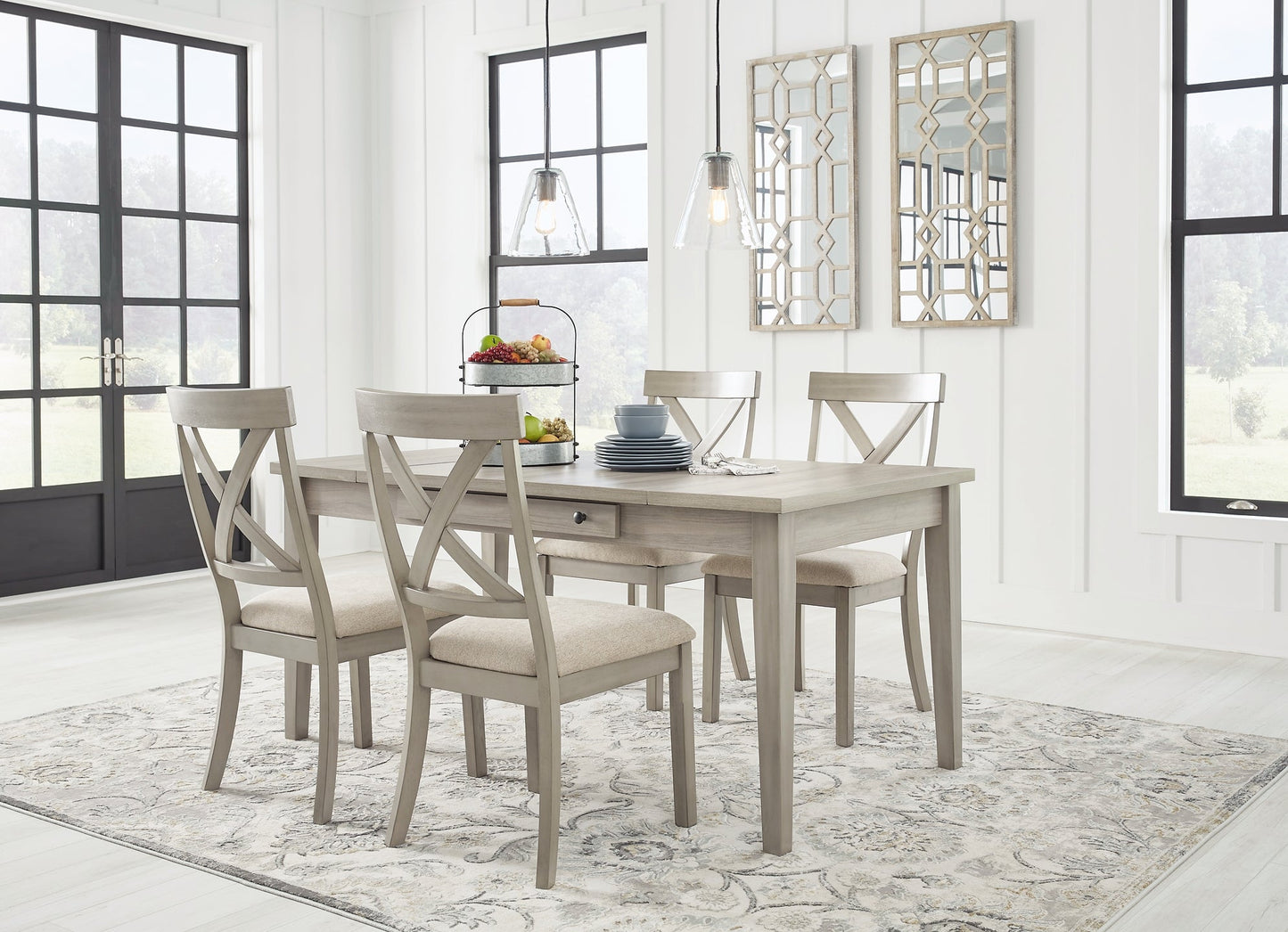 Parellen Dining Table and 4 Chairs Furniture Mart -  online today or in-store at our location in Duluth, Ga. Furniture Mart Georgia. View our lowest price today. Shop Now. 