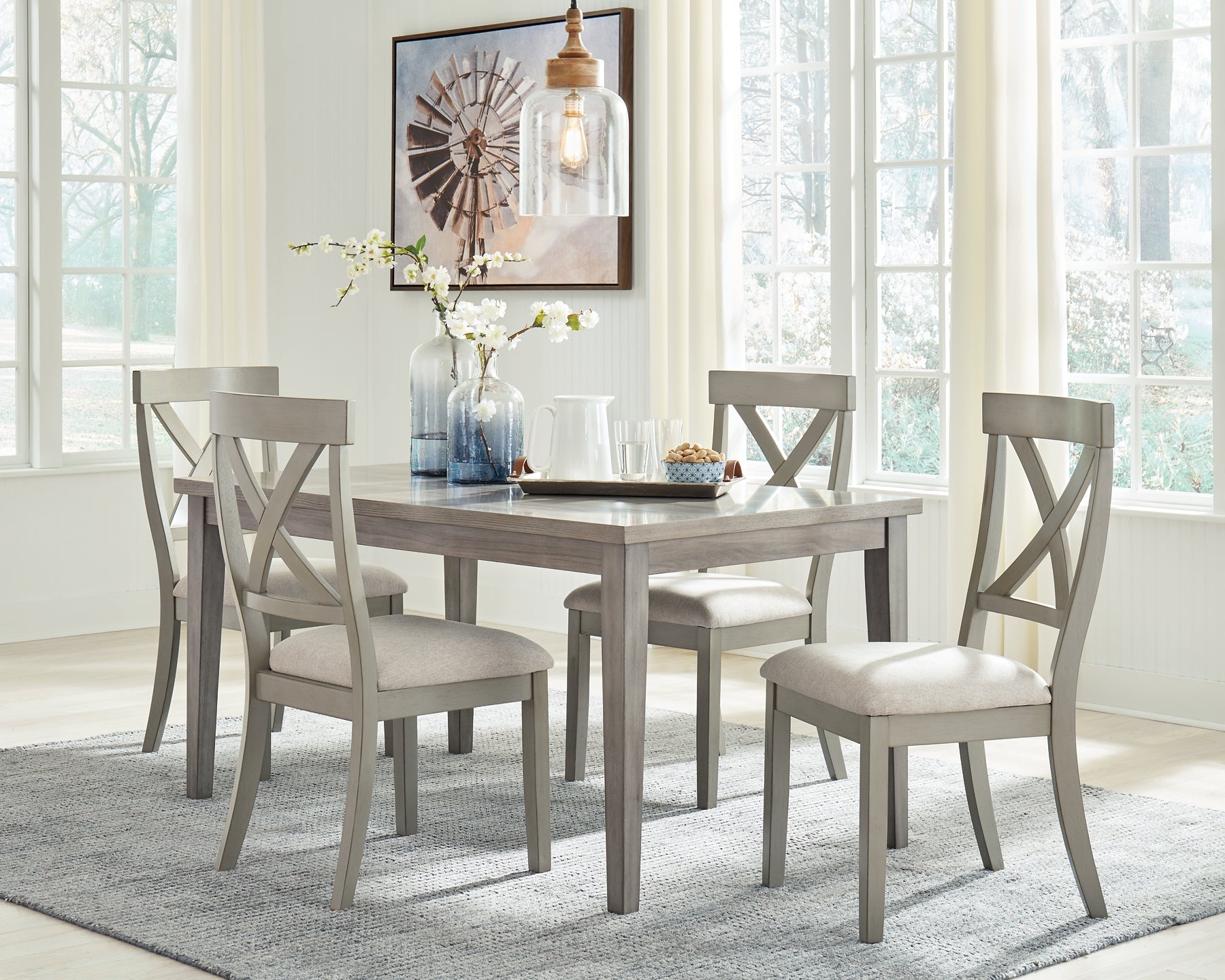 Parellen Dining Table and 4 Chairs Furniture Mart -  online today or in-store at our location in Duluth, Ga. Furniture Mart Georgia. View our lowest price today. Shop Now. 