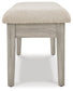 Parellen Upholstered Storage Bench Furniture Mart -  online today or in-store at our location in Duluth, Ga. Furniture Mart Georgia. View our lowest price today. Shop Now. 
