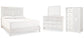Paxberry King Panel Bed with Mirrored Dresser and Chest Furniture Mart -  online today or in-store at our location in Duluth, Ga. Furniture Mart Georgia. View our lowest price today. Shop Now. 