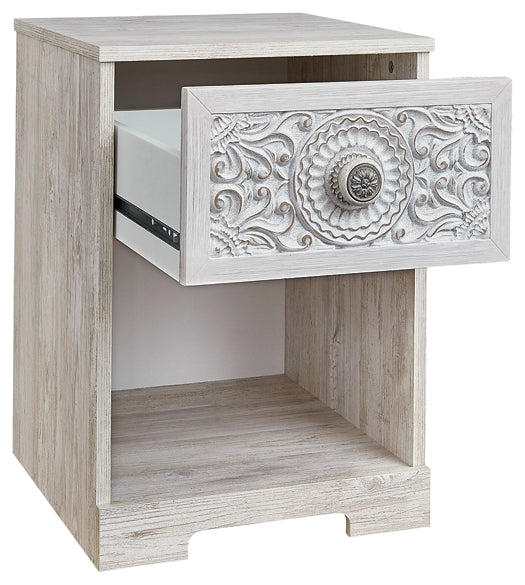 Paxberry One Drawer Night Stand Furniture Mart -  online today or in-store at our location in Duluth, Ga. Furniture Mart Georgia. View our lowest price today. Shop Now. 