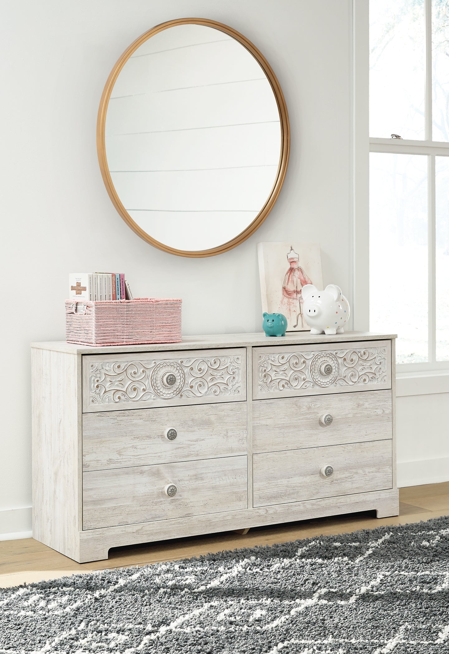 Paxberry Six Drawer Dresser Furniture Mart -  online today or in-store at our location in Duluth, Ga. Furniture Mart Georgia. View our lowest price today. Shop Now. 