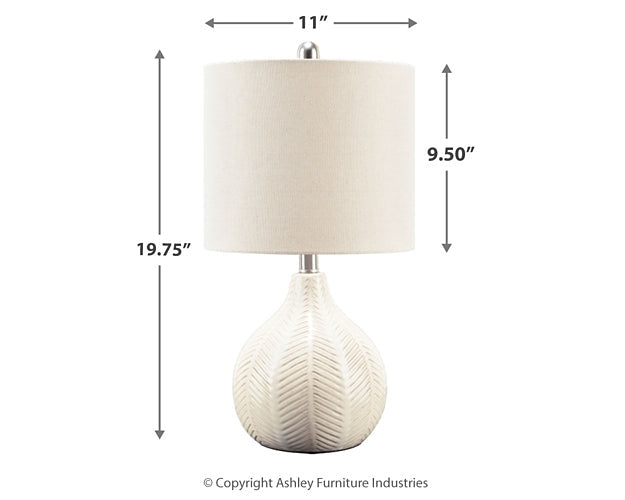 Rainermen Ceramic Table Lamp (1/CN) Furniture Mart -  online today or in-store at our location in Duluth, Ga. Furniture Mart Georgia. View our lowest price today. Shop Now. 