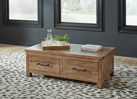 Randale Cocktail Table with Storage Furniture Mart -  online today or in-store at our location in Duluth, Ga. Furniture Mart Georgia. View our lowest price today. Shop Now. 