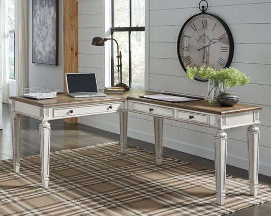 Realyn 2-Piece Home Office Desk Furniture Mart -  online today or in-store at our location in Duluth, Ga. Furniture Mart Georgia. View our lowest price today. Shop Now. 