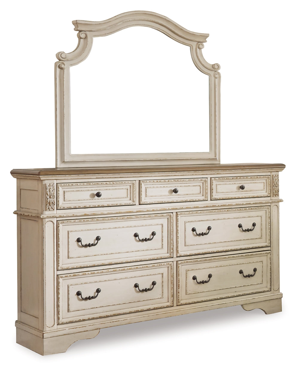 Realyn California King Upholstered Panel Bed with Mirrored Dresser Furniture Mart -  online today or in-store at our location in Duluth, Ga. Furniture Mart Georgia. View our lowest price today. Shop Now. 