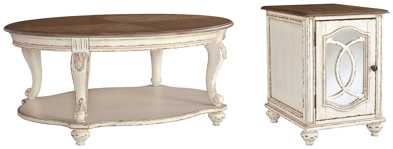 Realyn Coffee Table with 1 End Table Furniture Mart -  online today or in-store at our location in Duluth, Ga. Furniture Mart Georgia. View our lowest price today. Shop Now. 