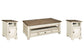 Realyn Coffee Table with 2 End Tables Furniture Mart -  online today or in-store at our location in Duluth, Ga. Furniture Mart Georgia. View our lowest price today. Shop Now. 