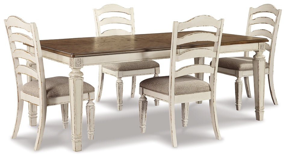 Realyn Dining Table and 4 Chairs Furniture Mart -  online today or in-store at our location in Duluth, Ga. Furniture Mart Georgia. View our lowest price today. Shop Now. 