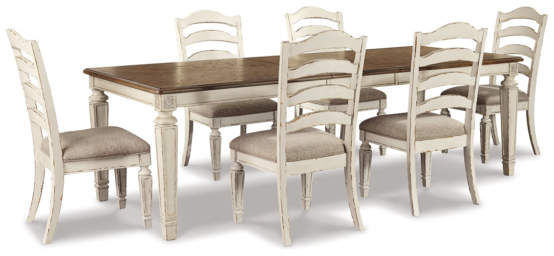 Realyn Dining Table and 6 Chairs Furniture Mart -  online today or in-store at our location in Duluth, Ga. Furniture Mart Georgia. View our lowest price today. Shop Now. 