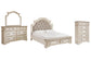 Realyn King Upholstered Bed with Mirrored Dresser and Chest Furniture Mart -  online today or in-store at our location in Duluth, Ga. Furniture Mart Georgia. View our lowest price today. Shop Now. 