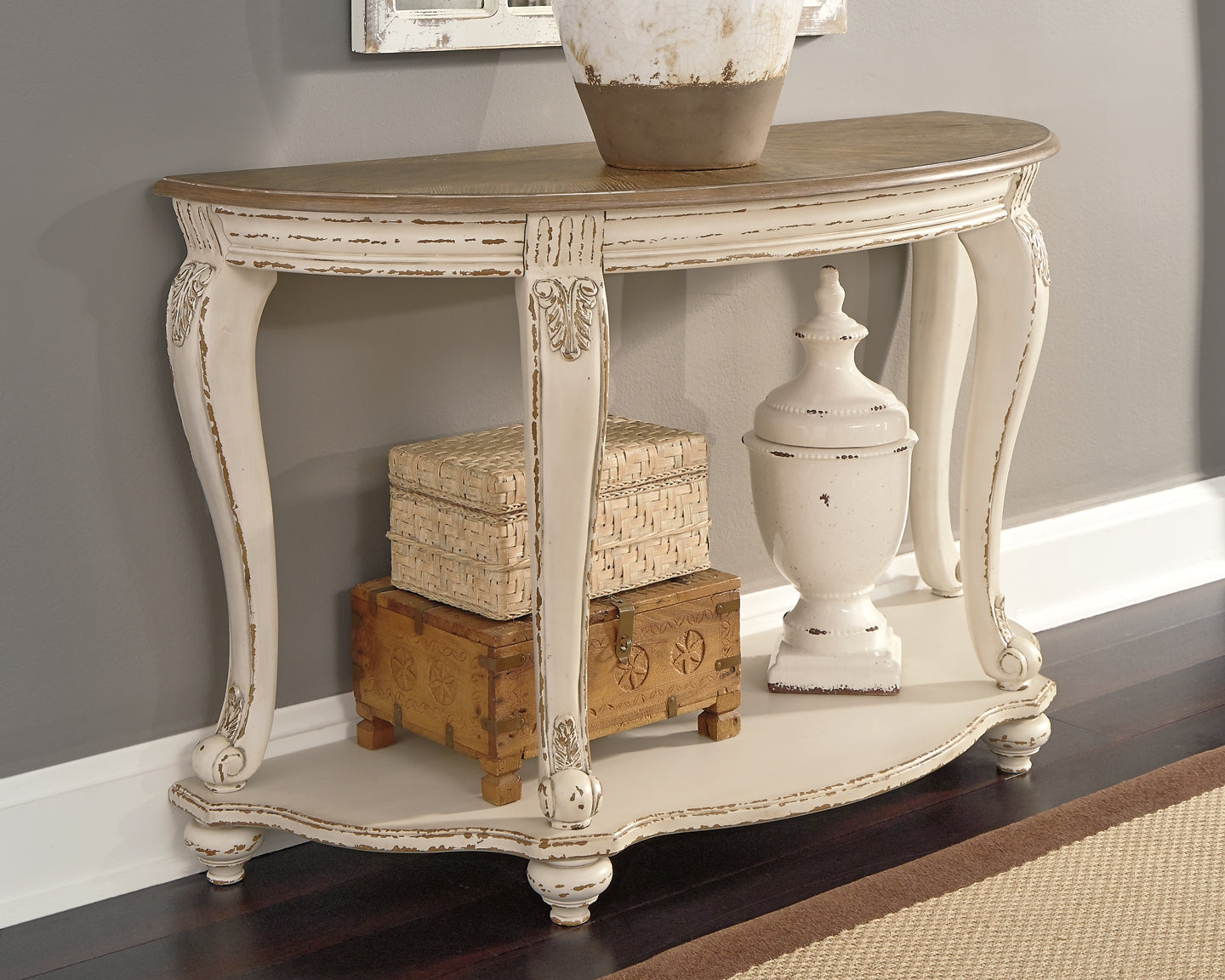 Realyn Sofa Table Furniture Mart -  online today or in-store at our location in Duluth, Ga. Furniture Mart Georgia. View our lowest price today. Shop Now. 