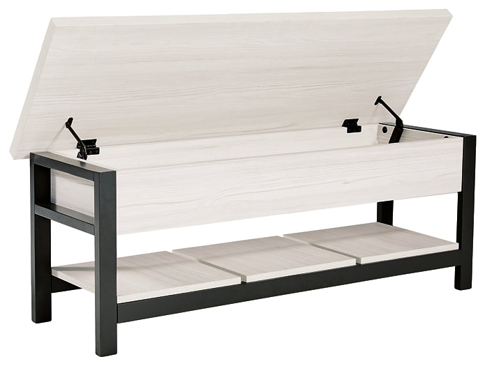 Rhyson Storage Bench Furniture Mart -  online today or in-store at our location in Duluth, Ga. Furniture Mart Georgia. View our lowest price today. Shop Now. 
