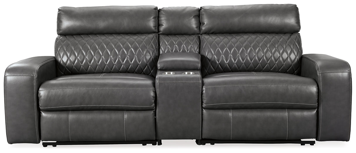 Samperstone 3-Piece Power Reclining Sectional Furniture Mart -  online today or in-store at our location in Duluth, Ga. Furniture Mart Georgia. View our lowest price today. Shop Now. 