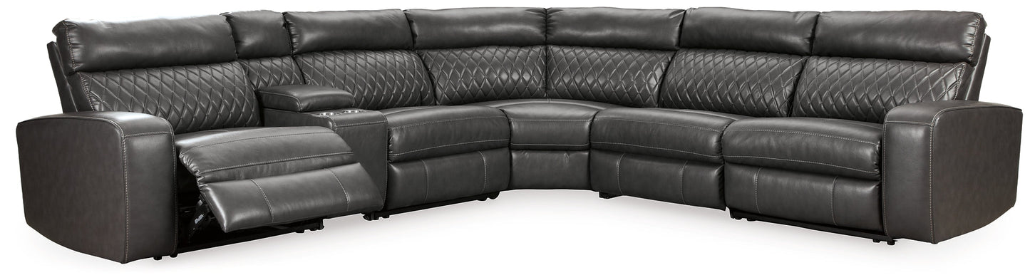 Samperstone 6-Piece Power Reclining Sectional Furniture Mart -  online today or in-store at our location in Duluth, Ga. Furniture Mart Georgia. View our lowest price today. Shop Now. 