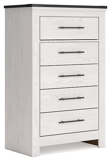 Schoenberg Five Drawer Chest Furniture Mart -  online today or in-store at our location in Duluth, Ga. Furniture Mart Georgia. View our lowest price today. Shop Now. 
