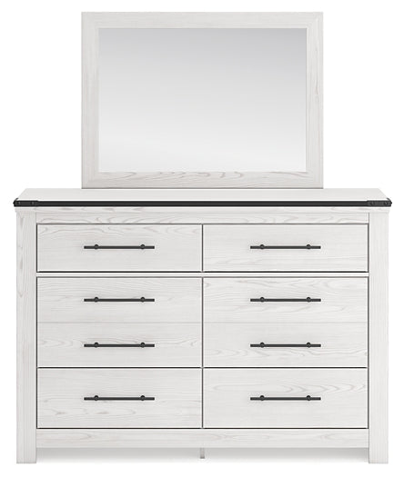 Schoenberg Queen Panel Bed with Mirrored Dresser Furniture Mart -  online today or in-store at our location in Duluth, Ga. Furniture Mart Georgia. View our lowest price today. Shop Now. 