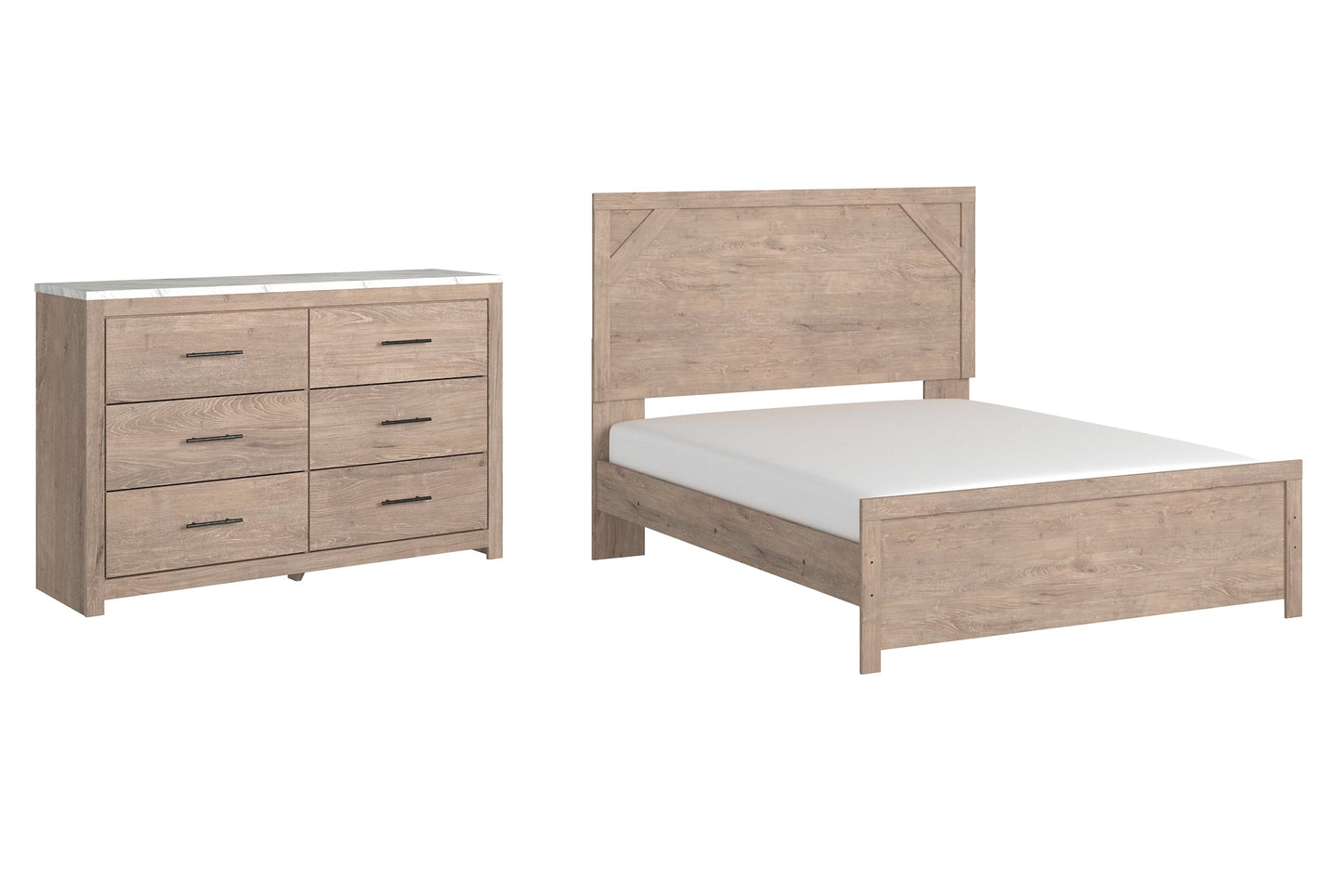 Senniberg Queen Panel Bed with Dresser Furniture Mart -  online today or in-store at our location in Duluth, Ga. Furniture Mart Georgia. View our lowest price today. Shop Now. 