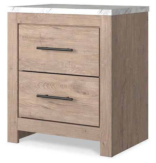 Senniberg Two Drawer Night Stand Furniture Mart -  online today or in-store at our location in Duluth, Ga. Furniture Mart Georgia. View our lowest price today. Shop Now. 