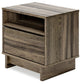 Shallifer One Drawer Night Stand Furniture Mart -  online today or in-store at our location in Duluth, Ga. Furniture Mart Georgia. View our lowest price today. Shop Now. 