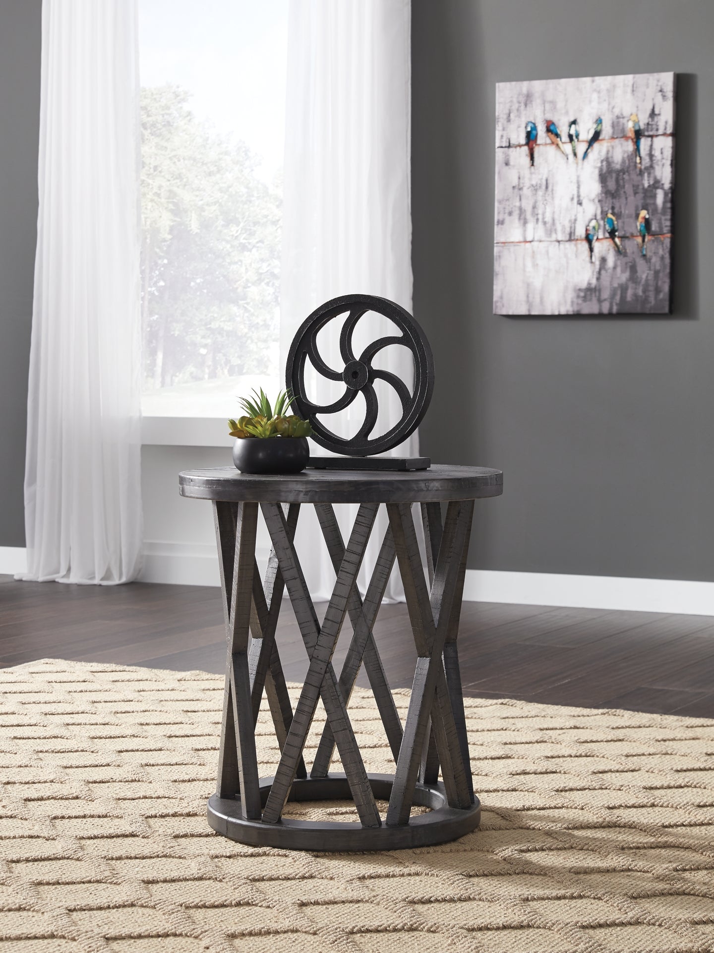 Sharzane Round End Table Furniture Mart -  online today or in-store at our location in Duluth, Ga. Furniture Mart Georgia. View our lowest price today. Shop Now. 