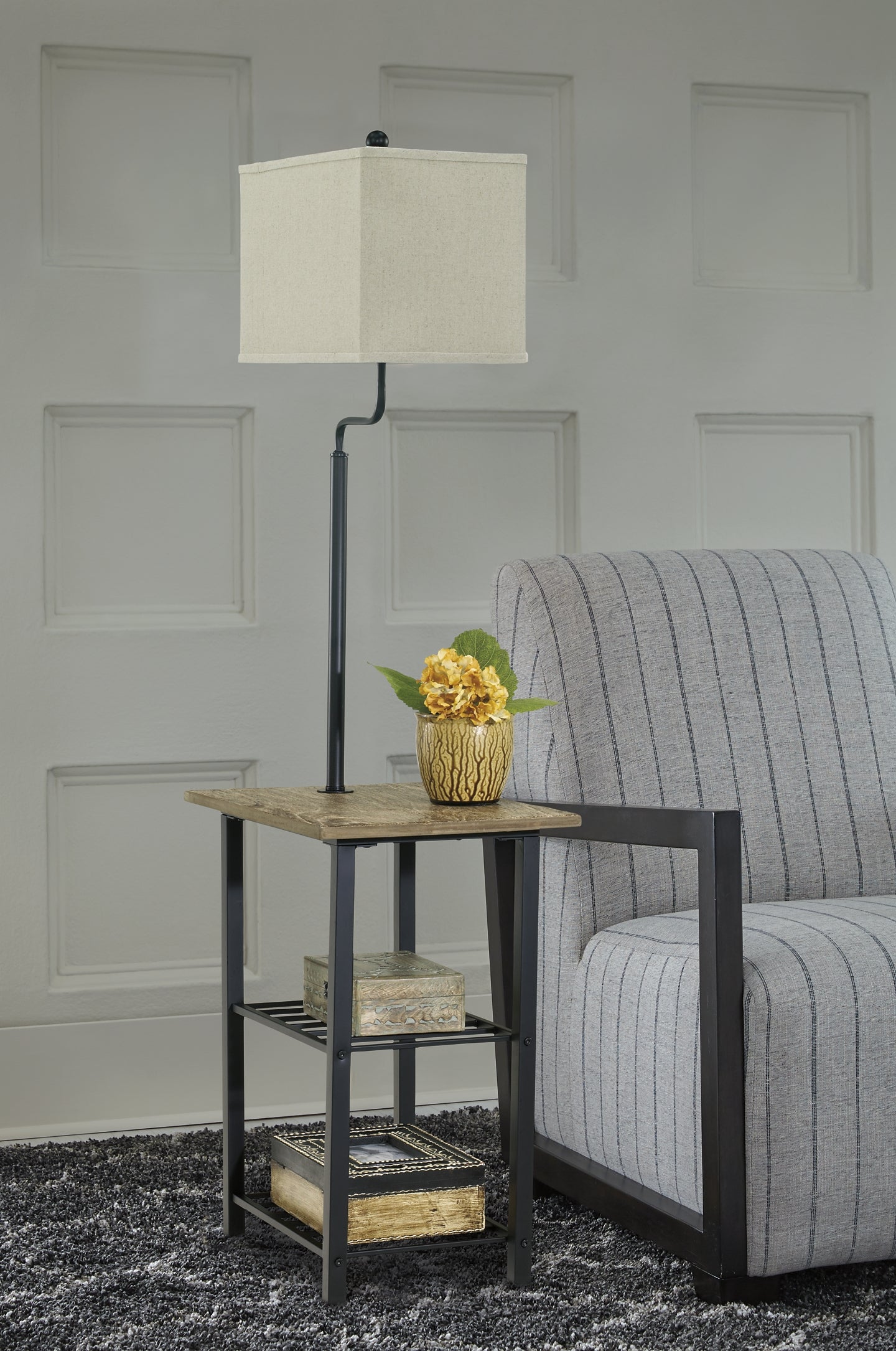 Shianne Metal Tray Lamp (1/CN) Furniture Mart -  online today or in-store at our location in Duluth, Ga. Furniture Mart Georgia. View our lowest price today. Shop Now. 