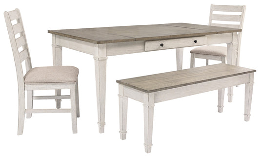 Skempton Dining Table and 2 Chairs and Bench Furniture Mart -  online today or in-store at our location in Duluth, Ga. Furniture Mart Georgia. View our lowest price today. Shop Now. 