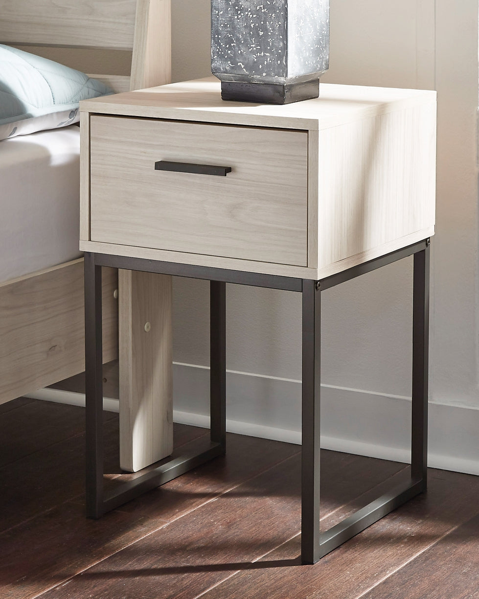 Socalle One Drawer Night Stand Furniture Mart -  online today or in-store at our location in Duluth, Ga. Furniture Mart Georgia. View our lowest price today. Shop Now. 