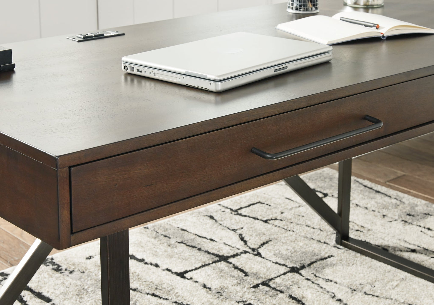 Starmore Home Office Desk with Chair Furniture Mart -  online today or in-store at our location in Duluth, Ga. Furniture Mart Georgia. View our lowest price today. Shop Now. 