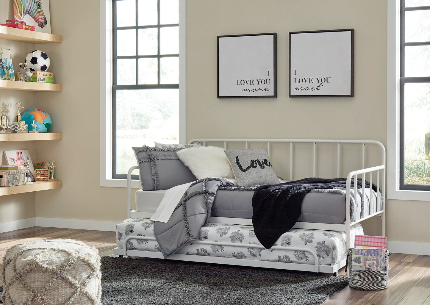 Trentlore Twin Metal Day Bed with Trundle Furniture Mart -  online today or in-store at our location in Duluth, Ga. Furniture Mart Georgia. View our lowest price today. Shop Now. 