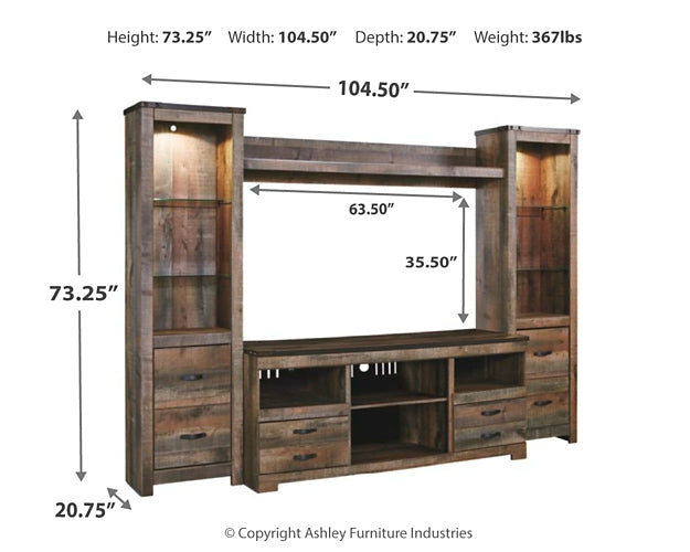 Trinell 4-Piece Entertainment Center Furniture Mart -  online today or in-store at our location in Duluth, Ga. Furniture Mart Georgia. View our lowest price today. Shop Now. 