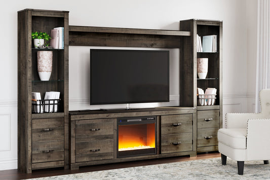 Trinell 4-Piece Entertainment Center with Electric Fireplace Furniture Mart -  online today or in-store at our location in Duluth, Ga. Furniture Mart Georgia. View our lowest price today. Shop Now. 