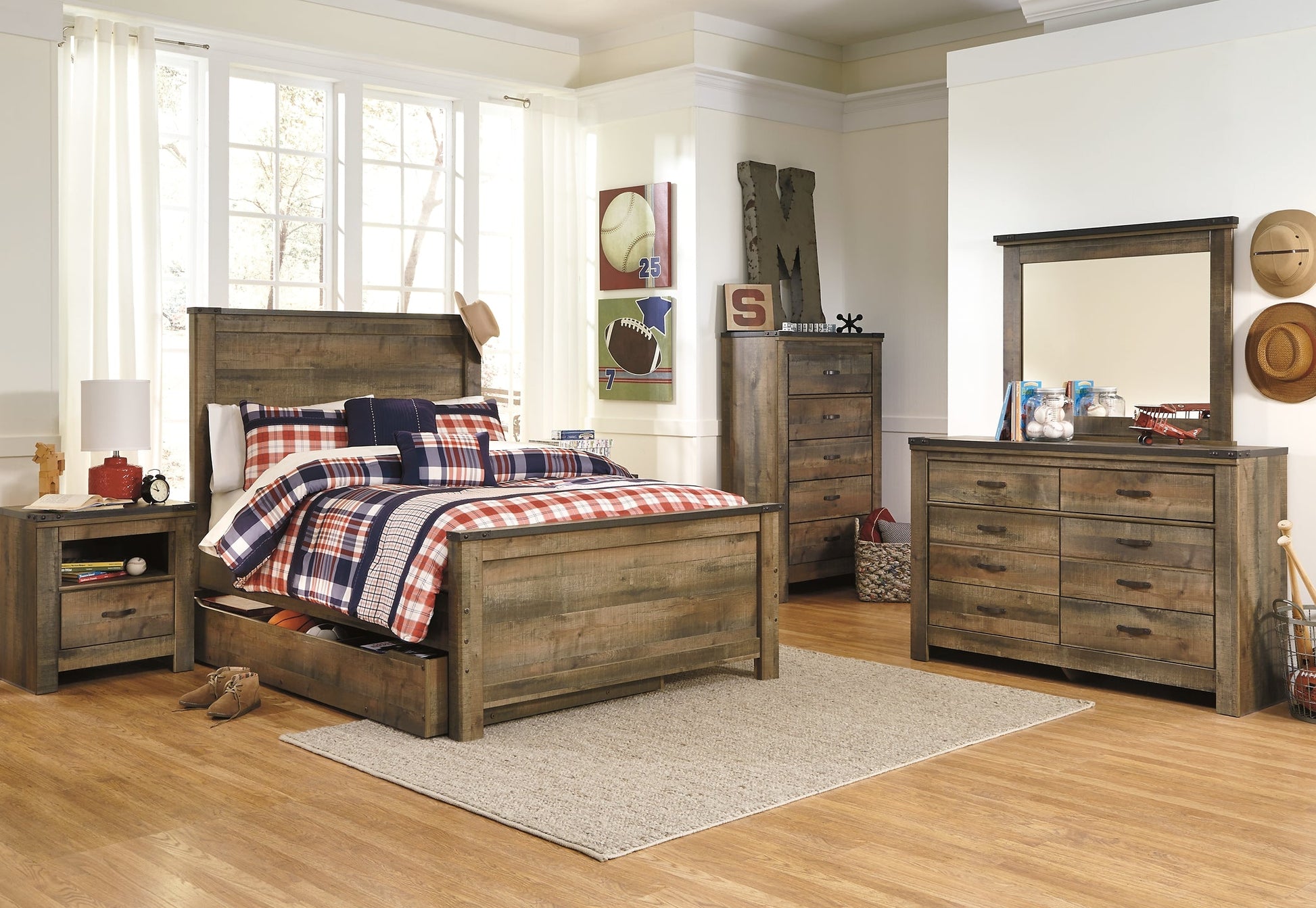 Trinell Five Drawer Chest Furniture Mart -  online today or in-store at our location in Duluth, Ga. Furniture Mart Georgia. View our lowest price today. Shop Now. 